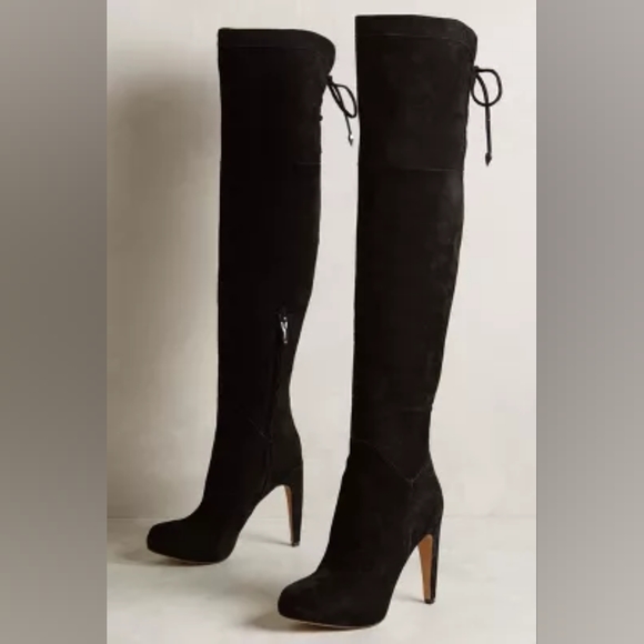 Sam Edelman Black Kayla Over-The-Knee Boots 7.5 - Picture 1 of 4